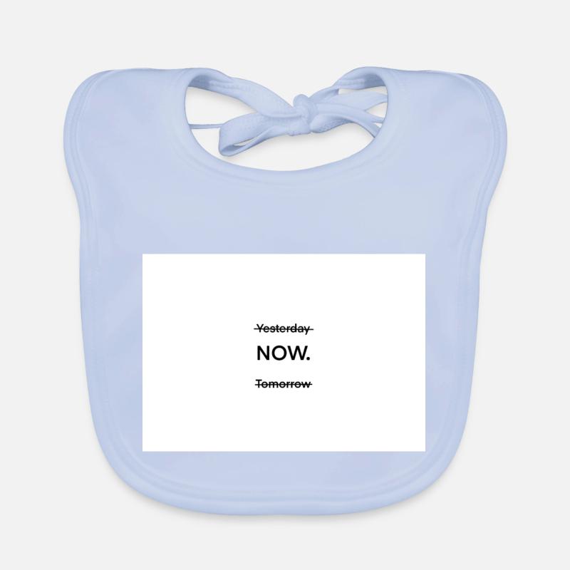 The Present is the most important thing Baby Bio-Lätzchen