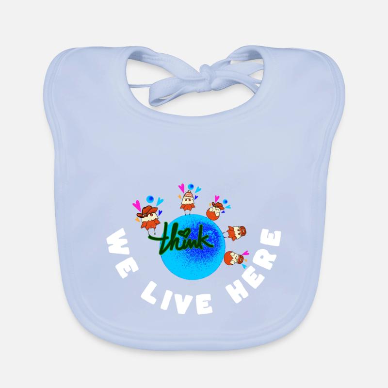 Erden Spruch Baby Bio-Lätzchen