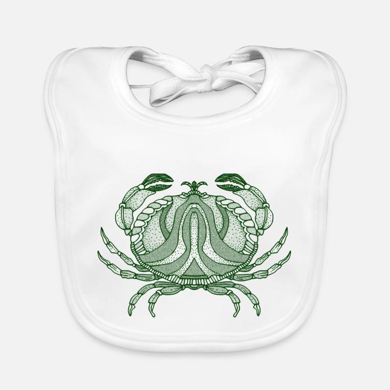 Crabe Bavoir bio Bébé
