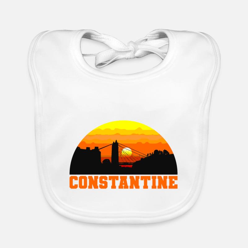 Constantine - Baby Bio-Lätzchen - Weiß