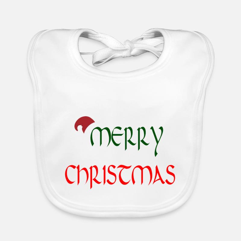 Joyeux Noël. Joyeux Noël Bavoir bio Bébé
