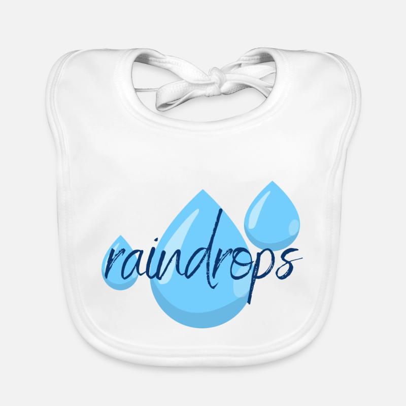 raindrops Baby Bio-Lätzchen