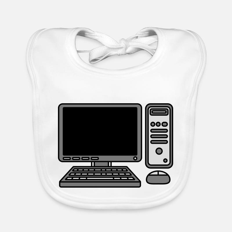 Écran de souris de clavier d’ordinateur Bavoir bio Bébé