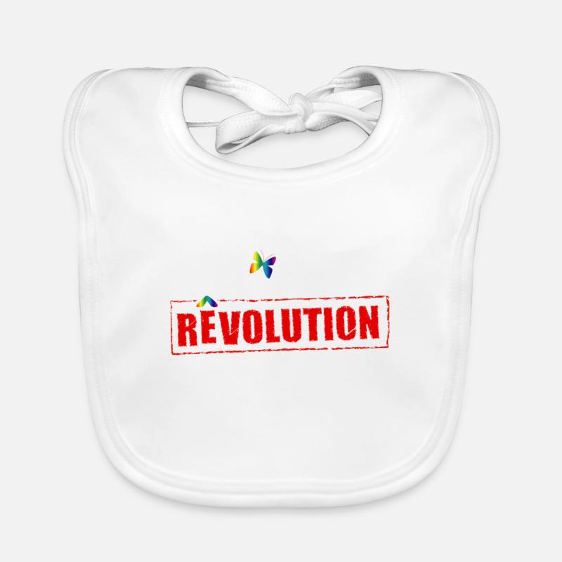 Träumender Regenbogen Baby Bio-Lätzchen