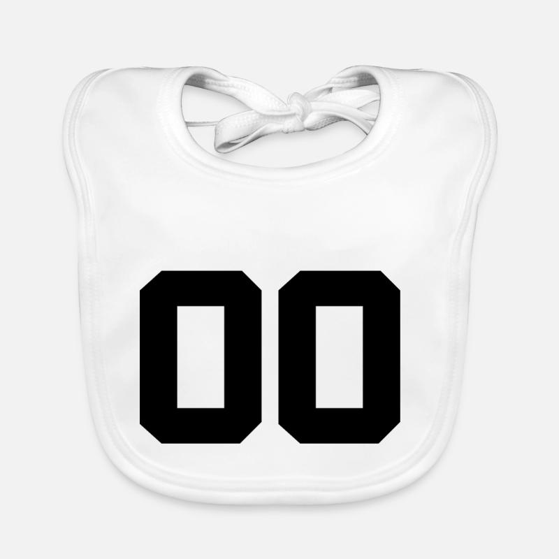 00 Numbers Organic Baby Bibs
