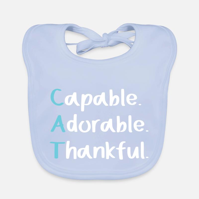 cats capable adorable thankful Baby Bio-Lätzchen