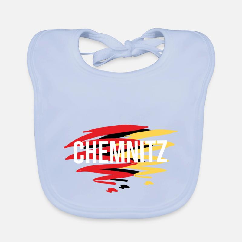 T-shirt Chemnitz Chemnitz Cadeau Chemnitz Bavoir bio Bébé