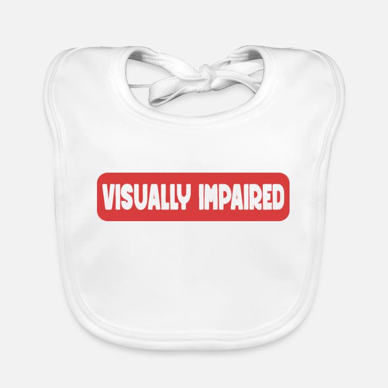 Visually Impaired Organic Baby Bibs