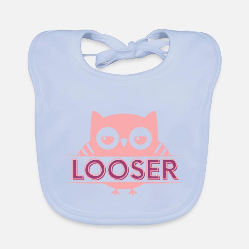 Looser Eule Baby Bio-Lätzchen