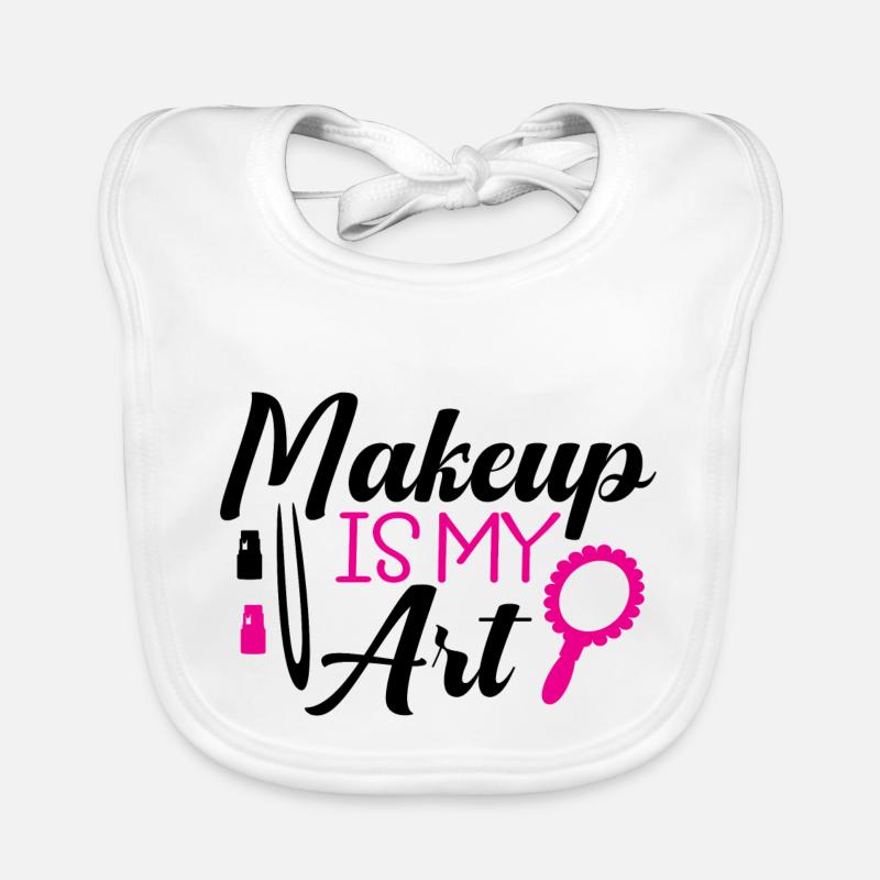 Makeup Is My Art Organic Baby Bibs