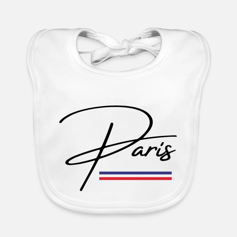 Paris Geschenkidee Baby Bio-Lätzchen