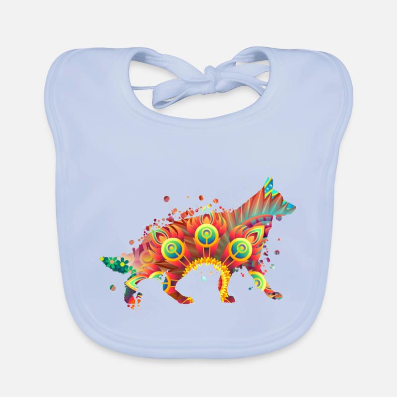 German Shepherd Deutscher Schäferhund Design Hunde Baby Bio-Lätzchen