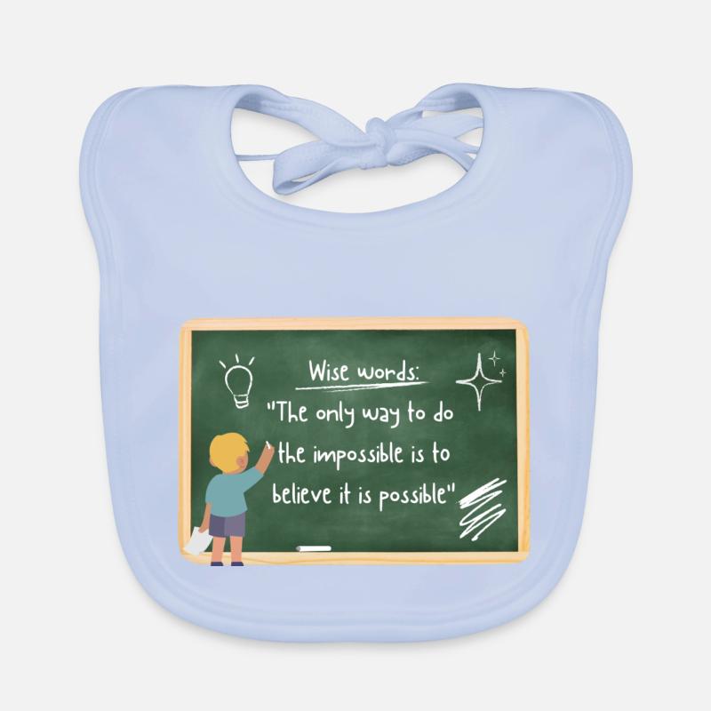 KLUGER SPRUCH Baby Bio-Lätzchen