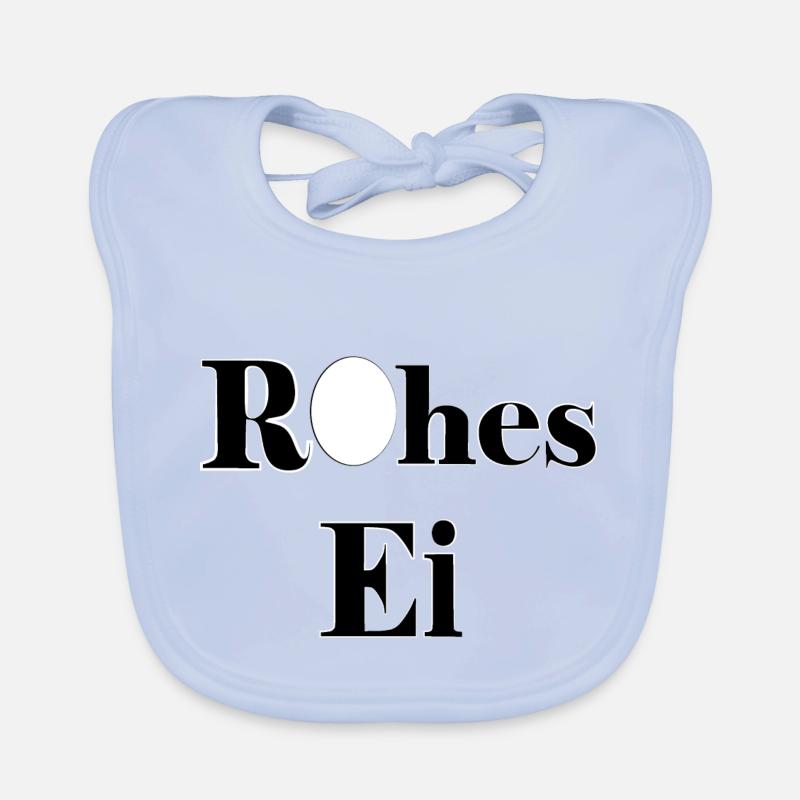 Rohes Ei Baby Bio-Lätzchen