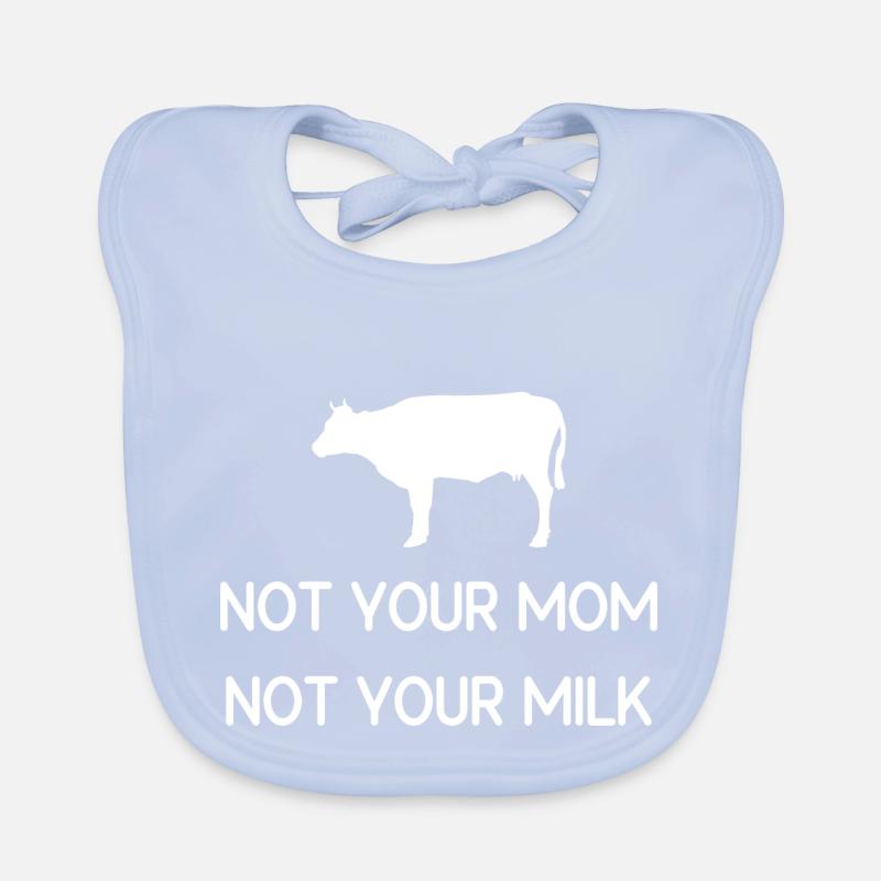 Pas ta mère Pas ton lait Bavoir bio Bébé