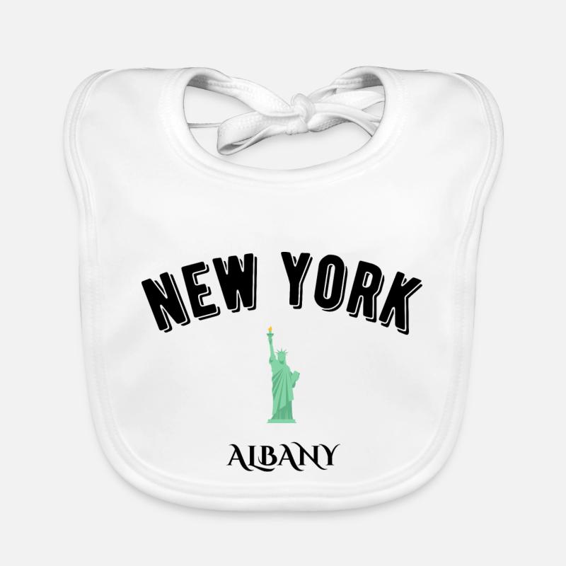 new york albany Organic Baby Bibs