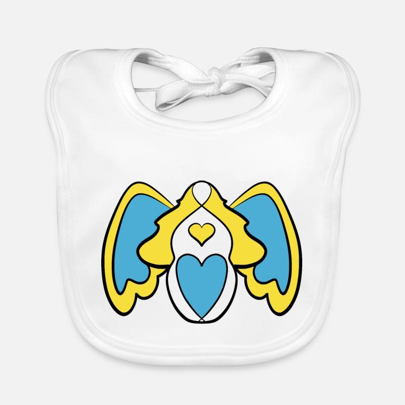 Engel des Friedens Baby Bio-Lätzchen