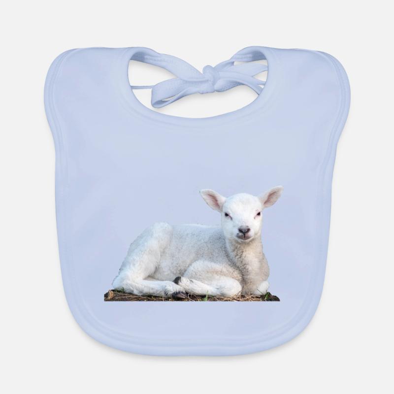 Lamm Ostern Schaf Frühling Tier Baby Bio-Lätzchen