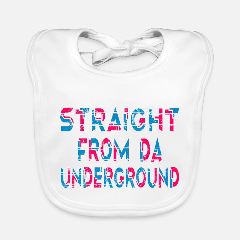 Straight From Da Underground Organic Baby Bibs
