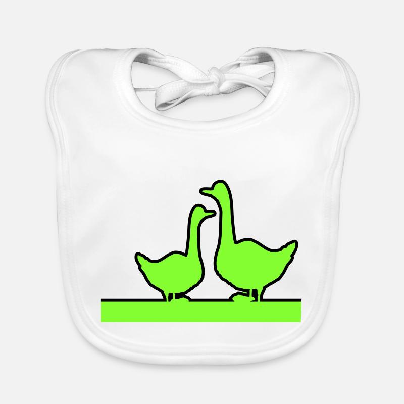 Oies Bavoir bio Bébé
