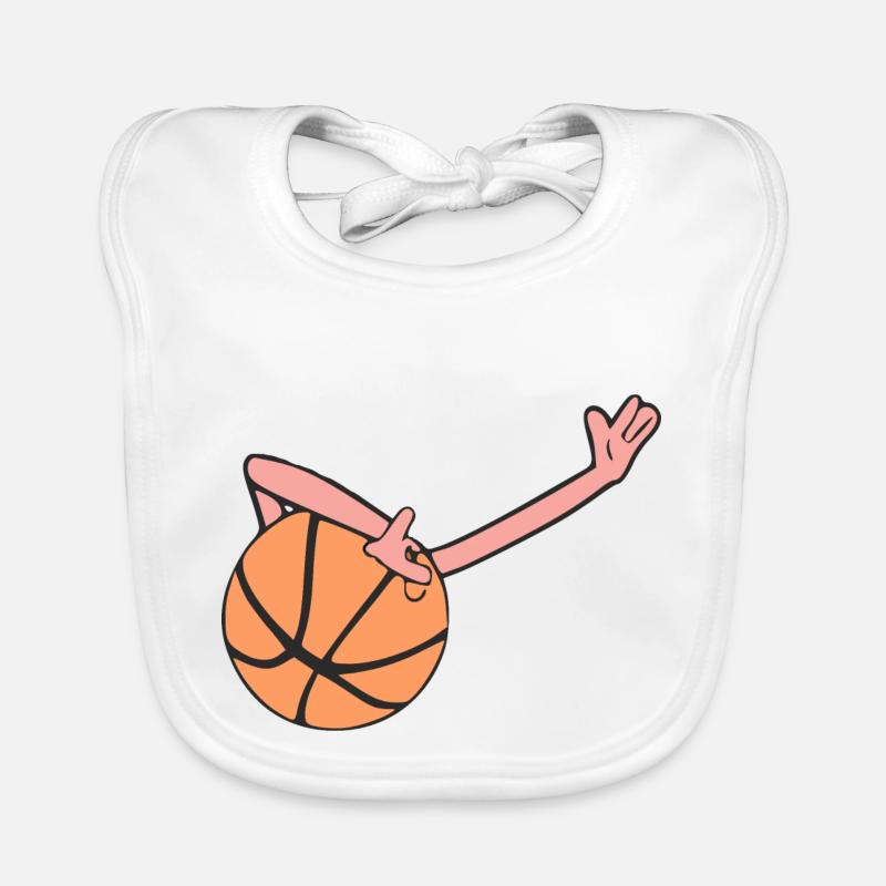 Ballon de basket Dab Bavoir bio Bébé