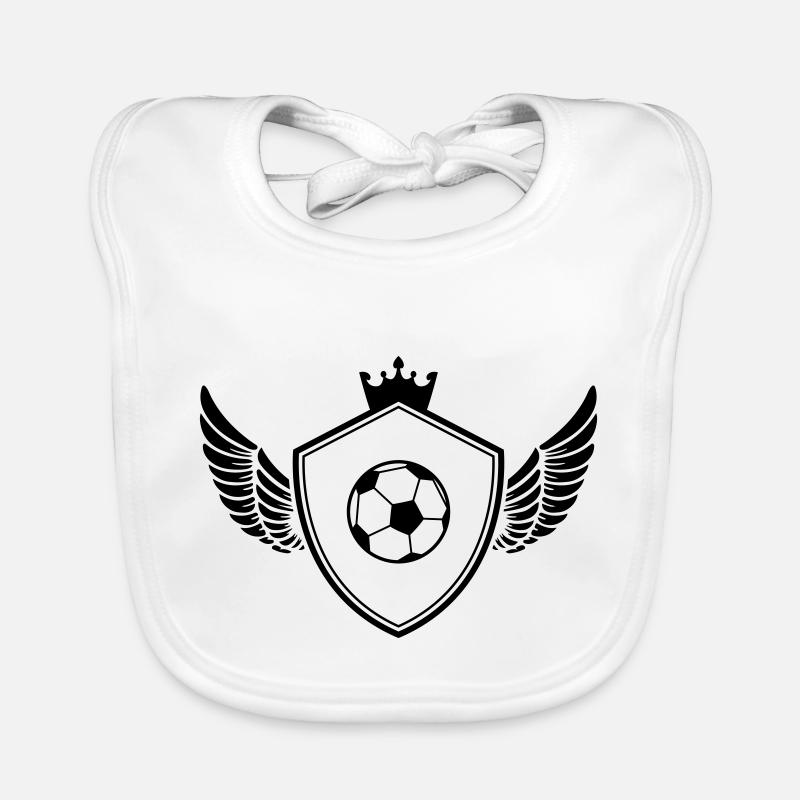 fussball wappen Baby Bio-Lätzchen