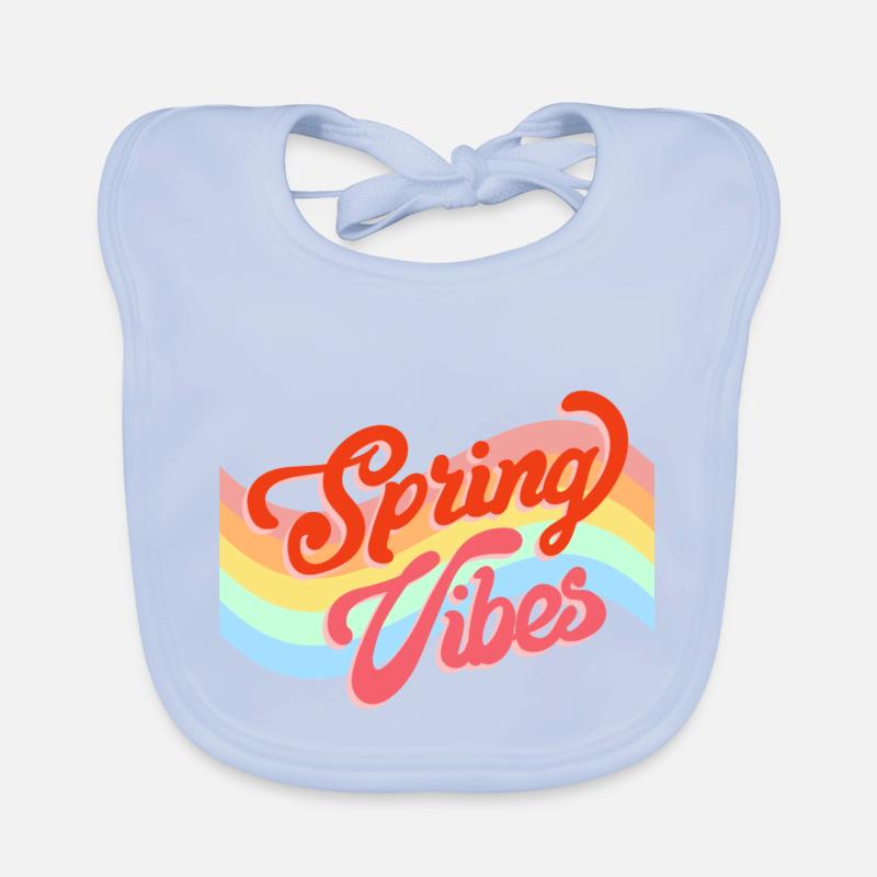 Spring Vibes Baby Bio-Lätzchen