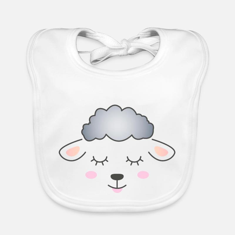 Small sheep Organic Baby Bibs