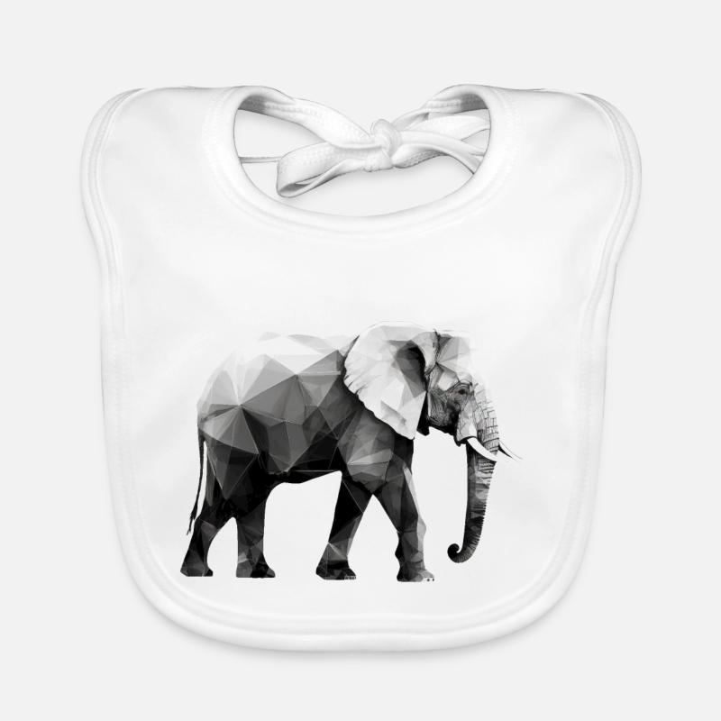 ÉLÉPHANT Bavoir bio Bébé