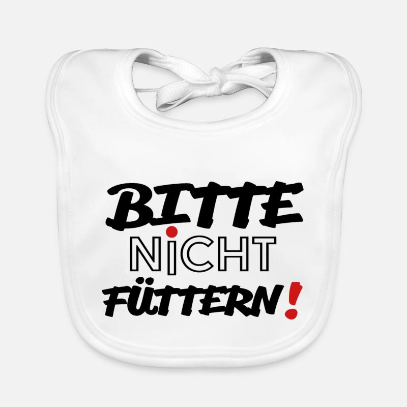 Bitte nicht füttern! Baby Bio-Lätzchen