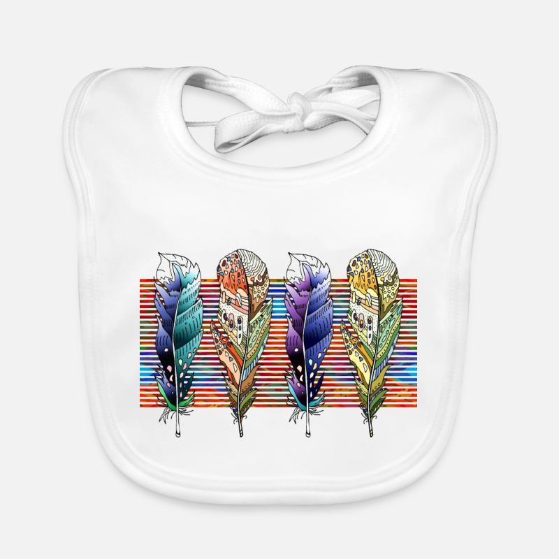 Feder Baby Bio-Lätzchen