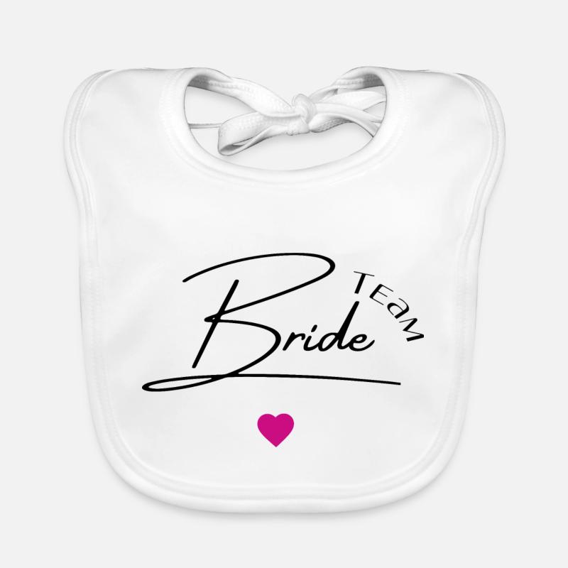 Team bride Organic Baby Bibs