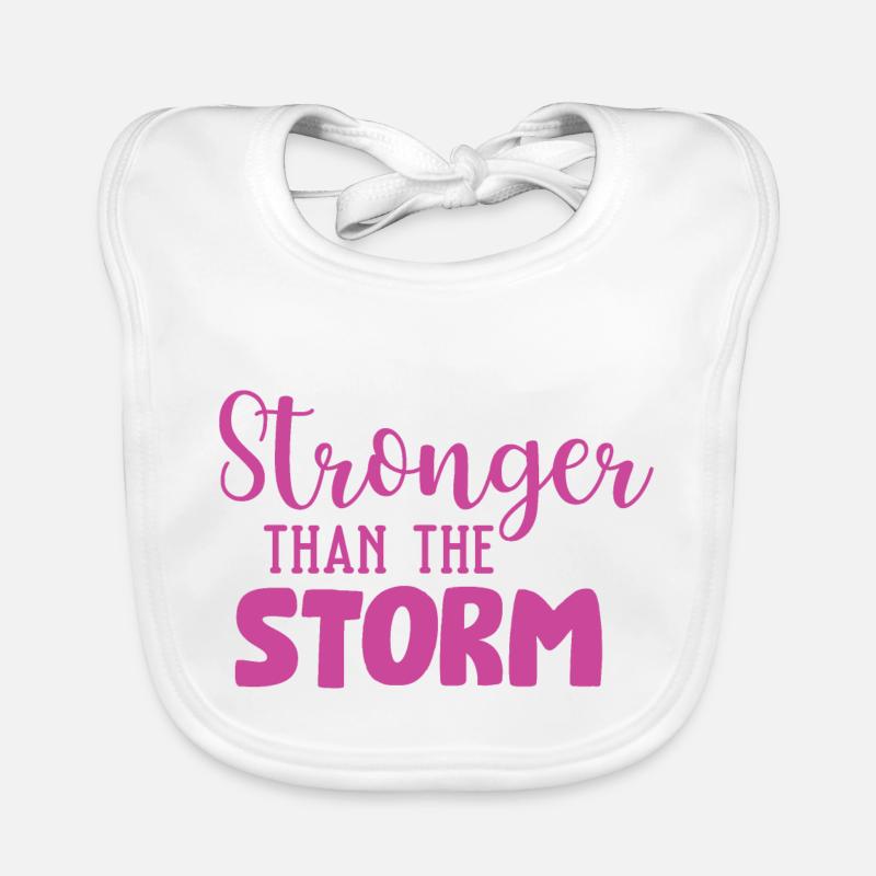 Stärker als der Sturm Baby Bio-Lätzchen