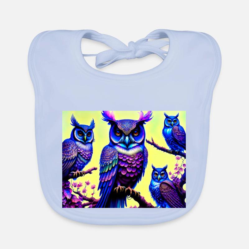 Eule Baby Bio-Lätzchen