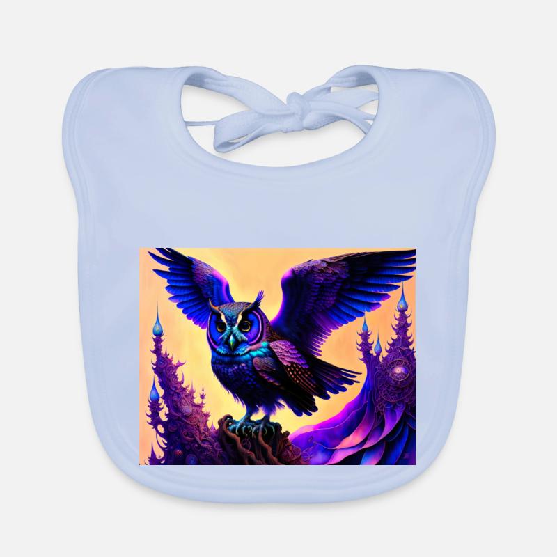 Hibou Bavoir bio Bébé