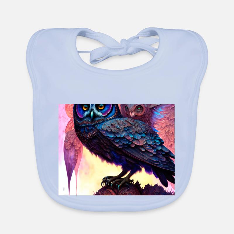 Eule Baby Bio-Lätzchen