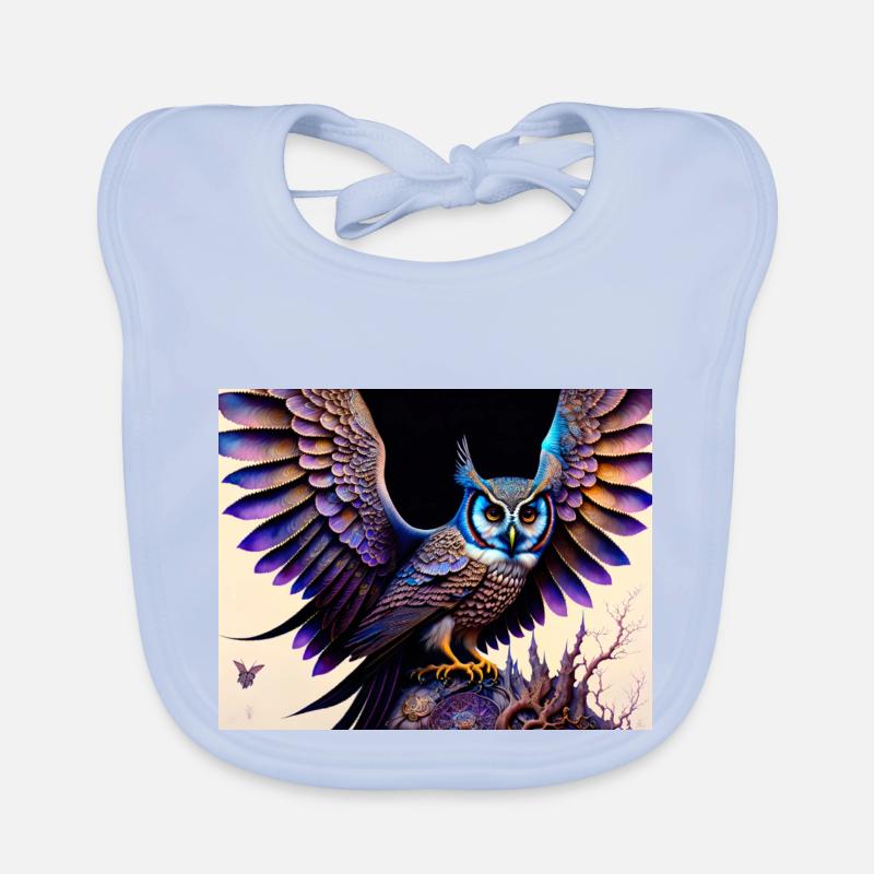 Eule Baby Bio-Lätzchen