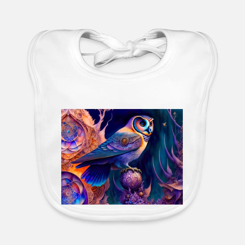 Eule Baby Bio-Lätzchen