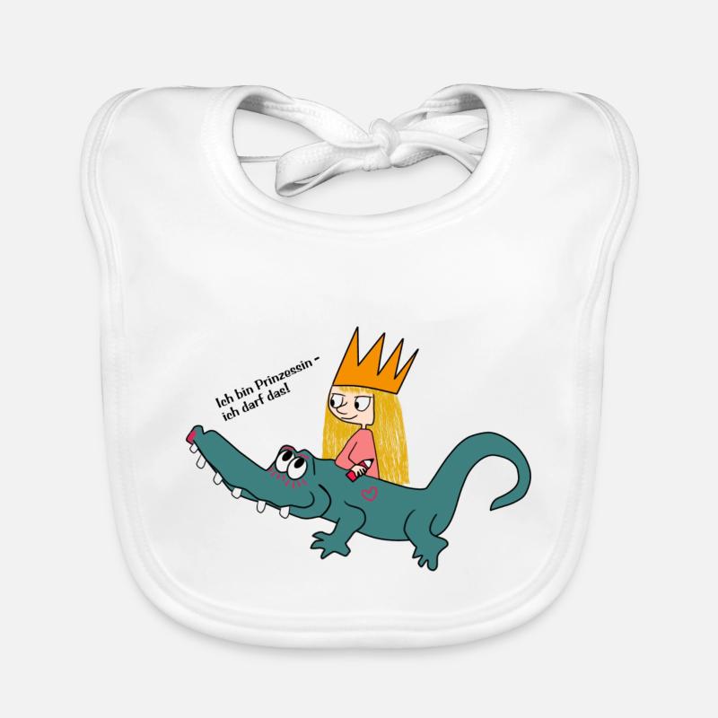 Ich bin Prinzessin - ich darf das! Baby Bio-Lätzchen