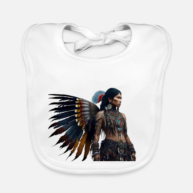 Indiano Bavaglino ecologico per neonato