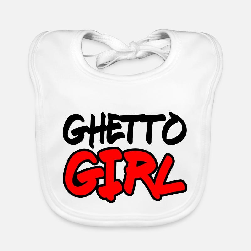 Ghetto Girl 2 Bavoir bio Bébé