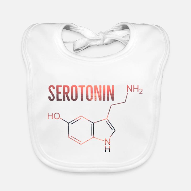 molécule de sérotonine Bavoir bio Bébé