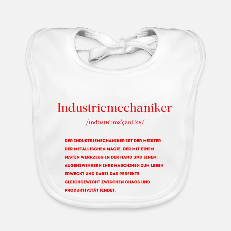 Industriemechaniker Definition Baby Bio-Lätzchen