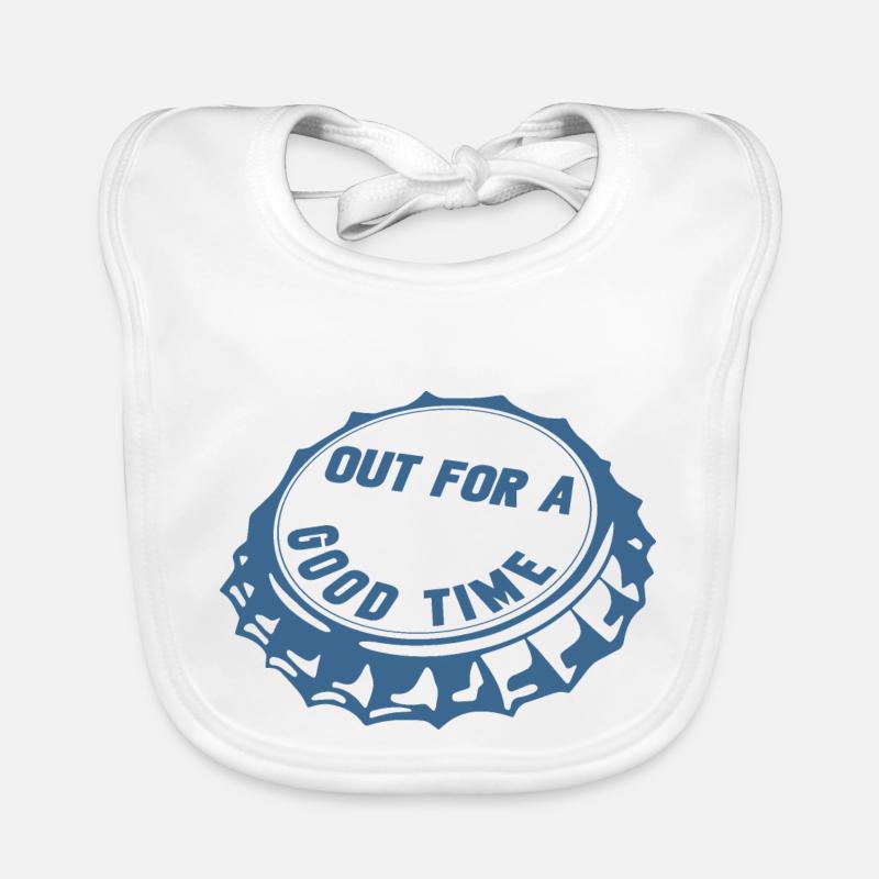 out for a good time Baby Bio-Lätzchen