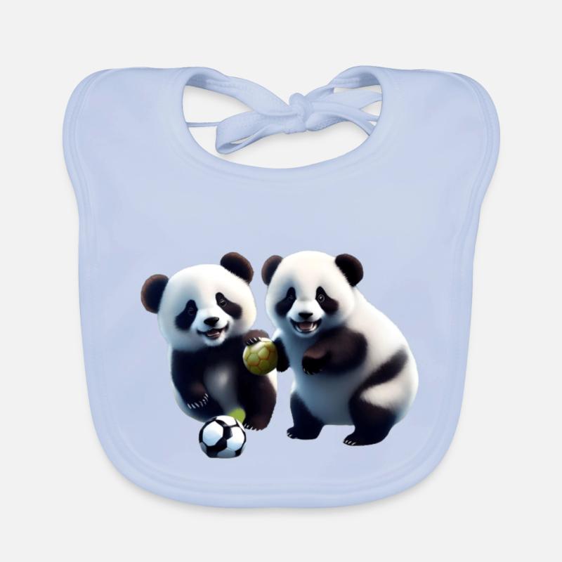Panda freunde Baby Bio-Lätzchen