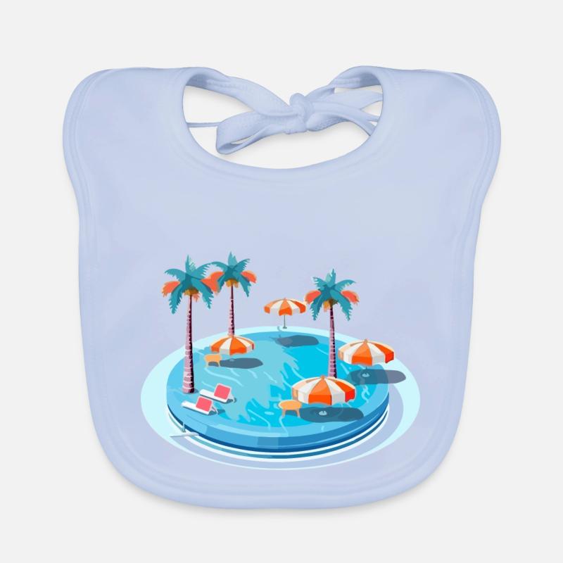 Ein Traumpool Baby Bio-Lätzchen