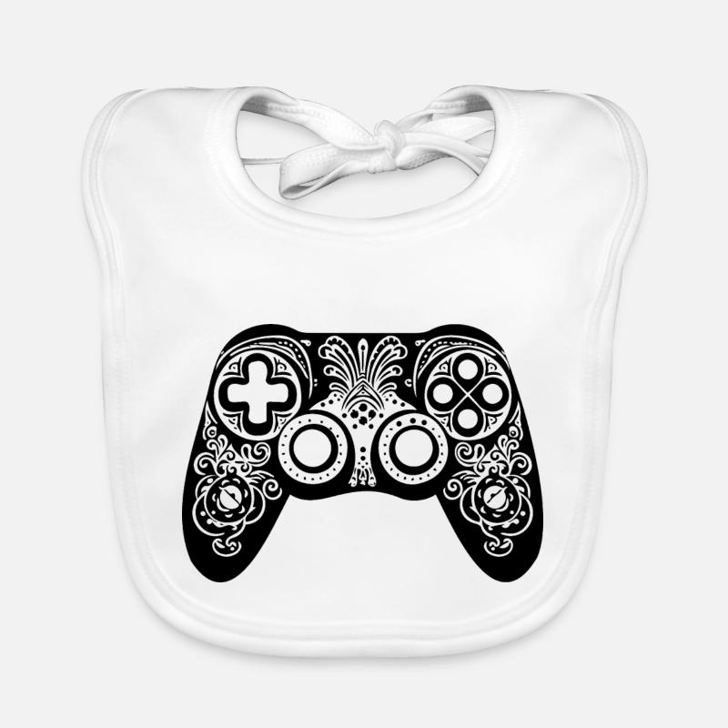 Manette de jeu de jeux vidéo Bavoir bio Bébé