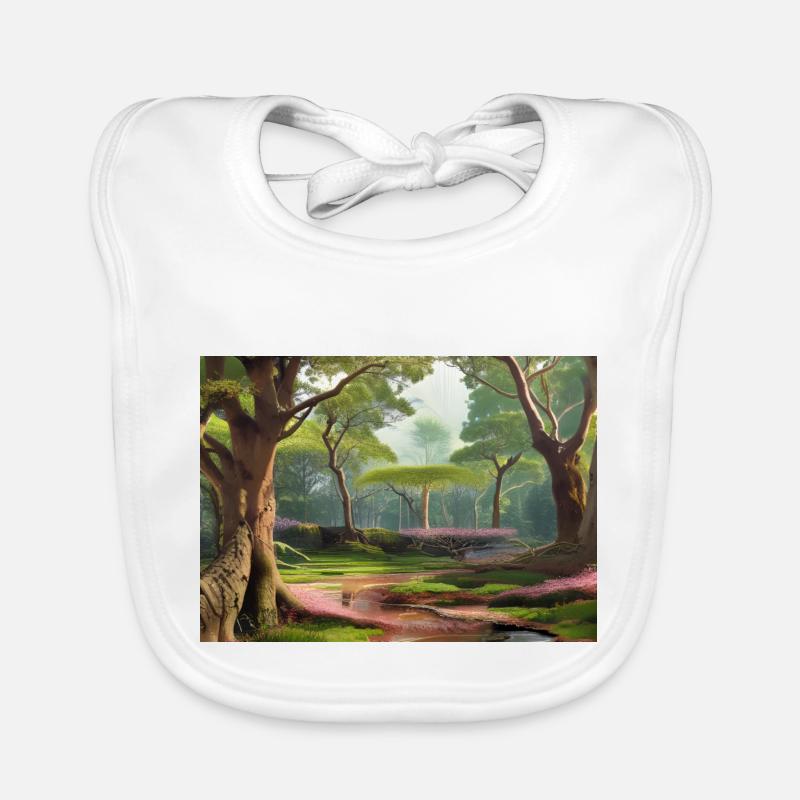 Forêt verte éternelle Bavoir bio Bébé