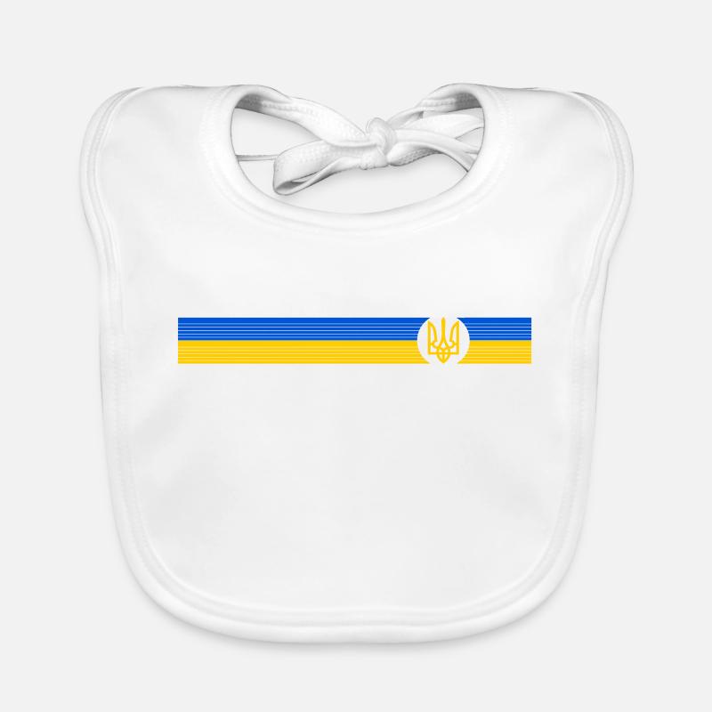 UKRAINE Sportlich Baby Bio-Lätzchen