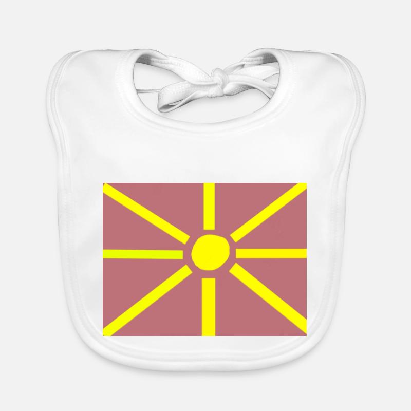 Mazedonien Design Baby Bio-Lätzchen